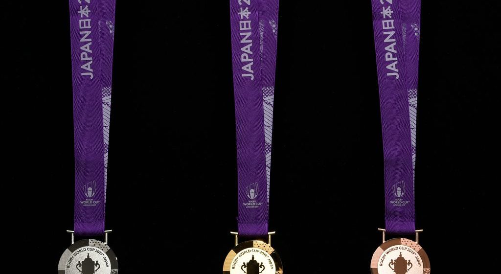 Rugby World Cup 2019 finals medals