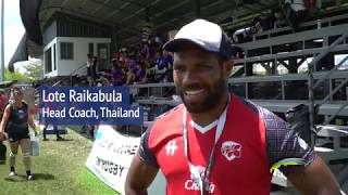 Sevens LEGEND Raikabula trains Thailand Rugby